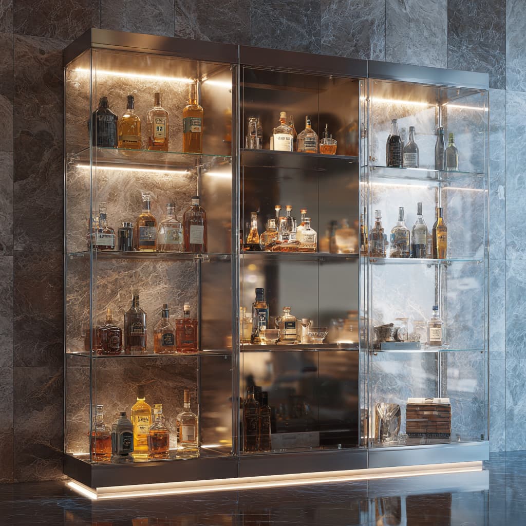 Glass & Steel Display