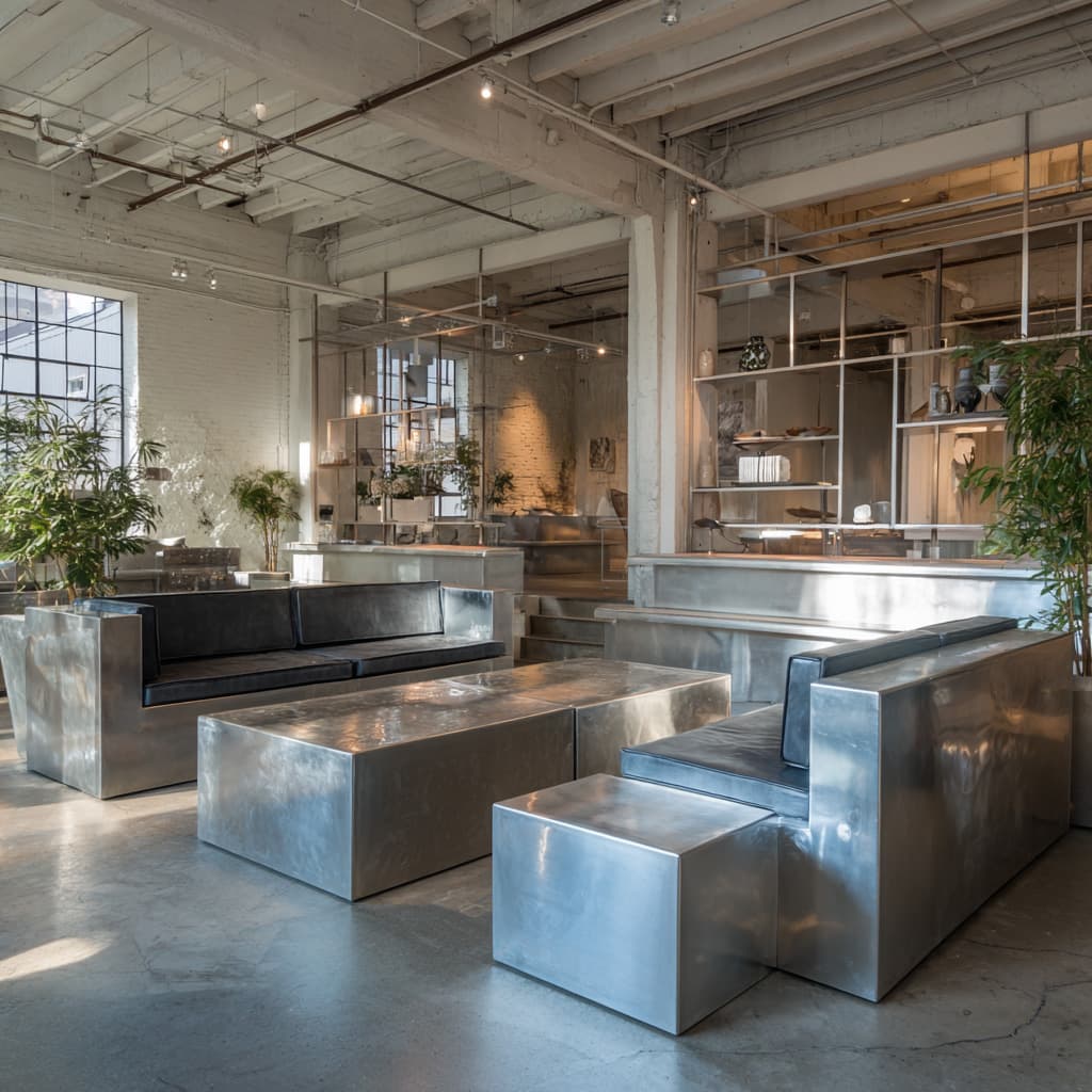 Stainless Modular Lounge